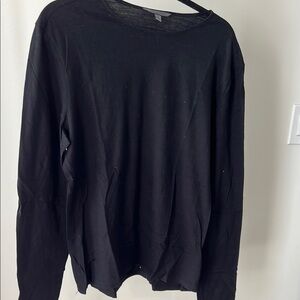 John Varvatos Black Long Sleeve Tee